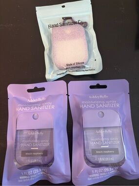 Black Raspberry Moisturizing Hand Sanitizer Spray - with case Ashley Belle rare